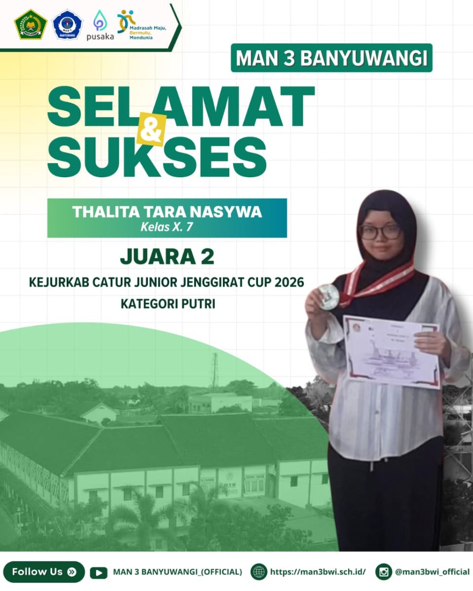 JUARA 2 KEJURKAB CATUR JENGIRAT 2026 KATEGORI PUTRI