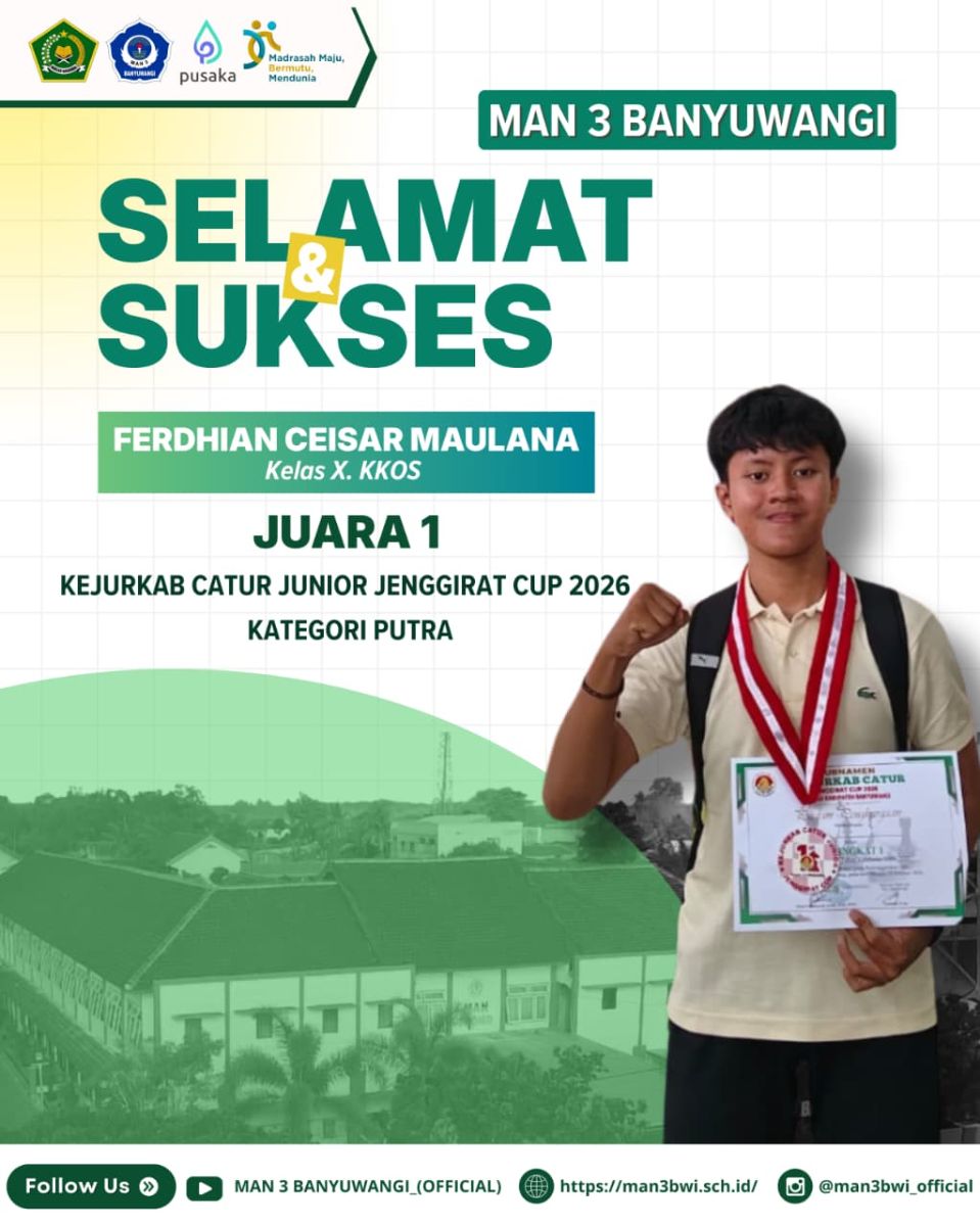 JUARA 1 KEJURKAB CATUR JENGIRAT 2026 KATEGORI PUTRA