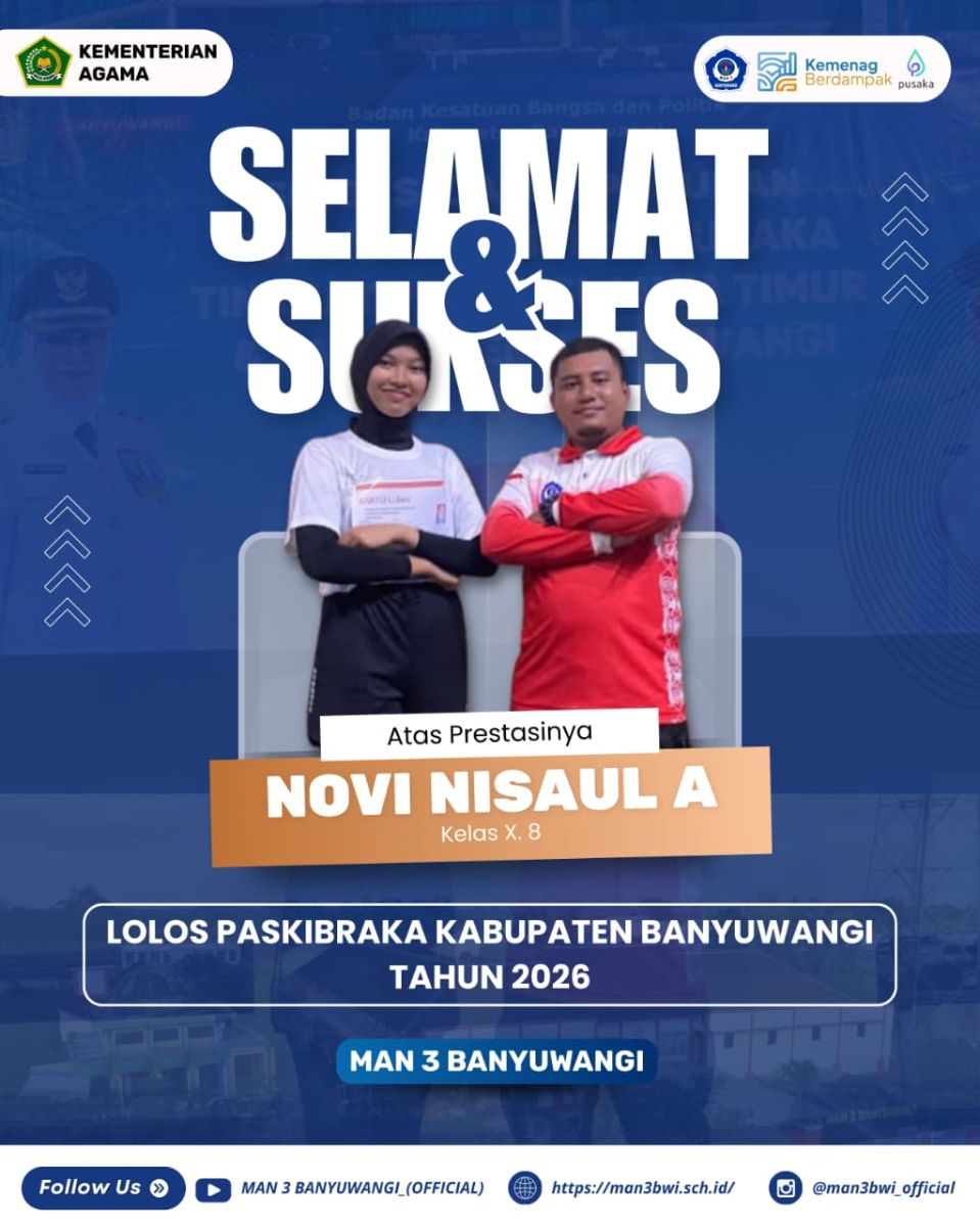PASKIBRAKA KABUPATEN BANYUWANGI TAHUN 2026
