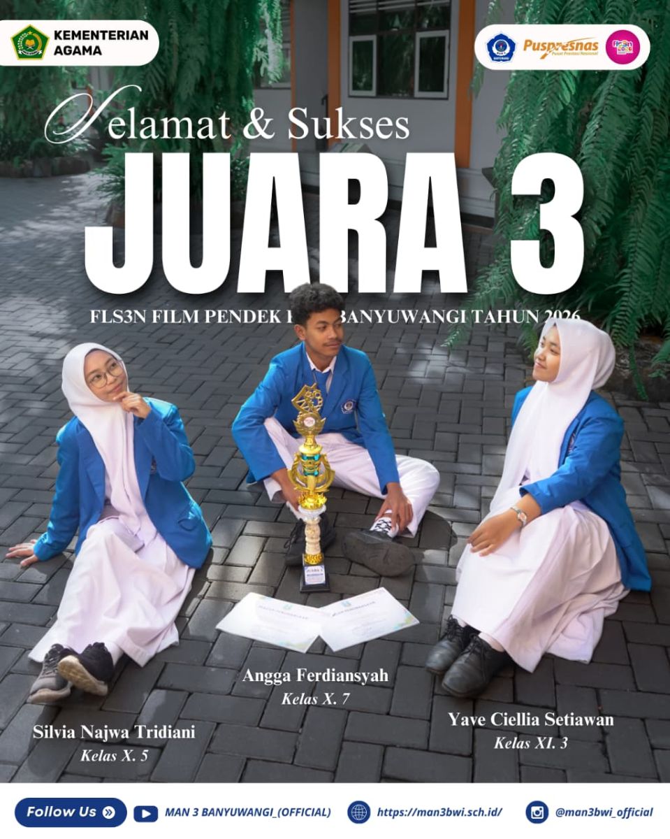 JUARA 3 FLS3N FILM PENDEK TINGKAT KABUPATEN BANYUWANGI