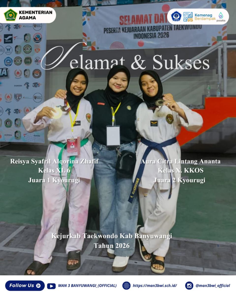 JUARA KERJURKAB TAEKWONDO KAB. BANYUWANGI TAHUN 2026