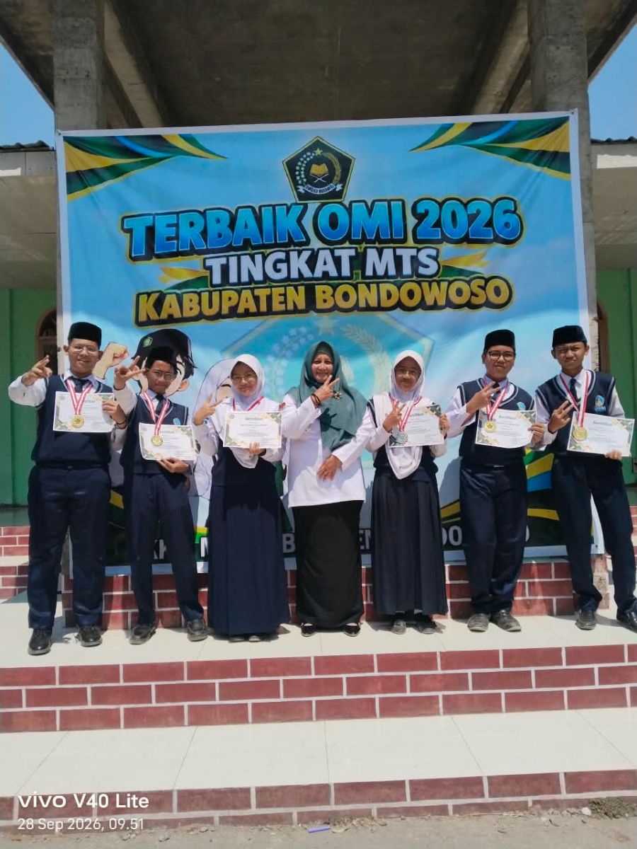 MATSADA Menerima Banyak Penghargaan pada Penganugerahan Khusus untuk Siswa Madrasah Terbaik Hasil OMI 2026 dari KKM MTs Kab. Bondowoso