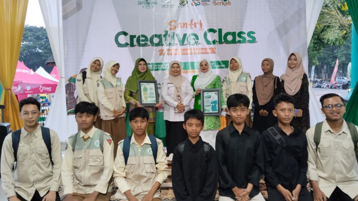 Delegasi MTsN 2 Bondowoso Semarakkan Podcast Dialog Lintas Generasi Nahdliyin dalam NU Creative Class