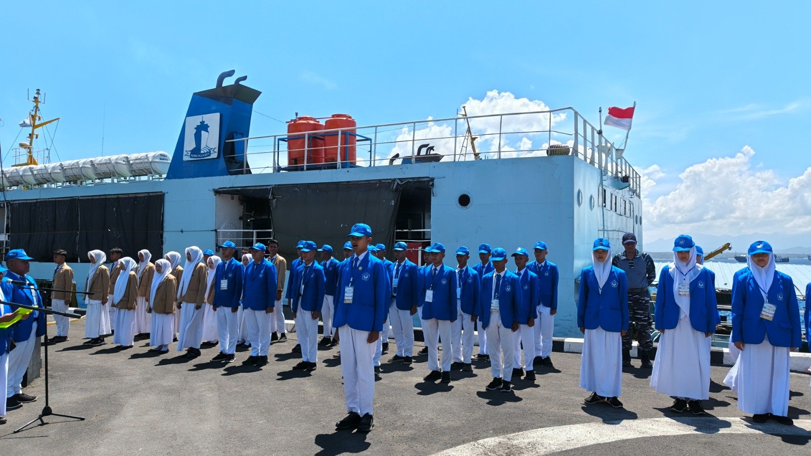 ​45 Calon Pengurus OSIM MAN 3 Banyuwangi Ikuti LDKS di Lanal