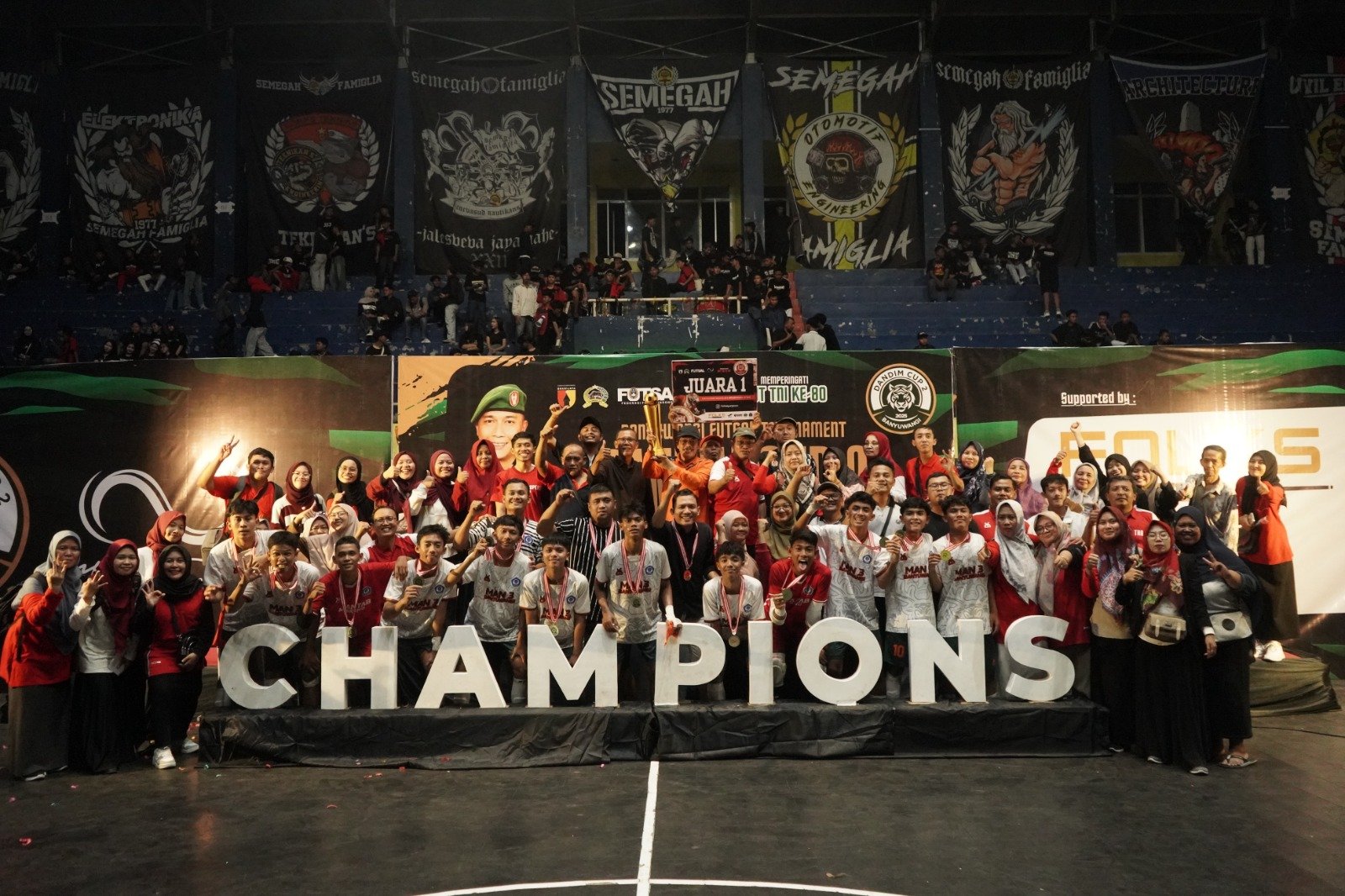 Adu Pinalti Warnai Final Dandim Cup 2025, MAN 3 Banyuwangi Juaranya