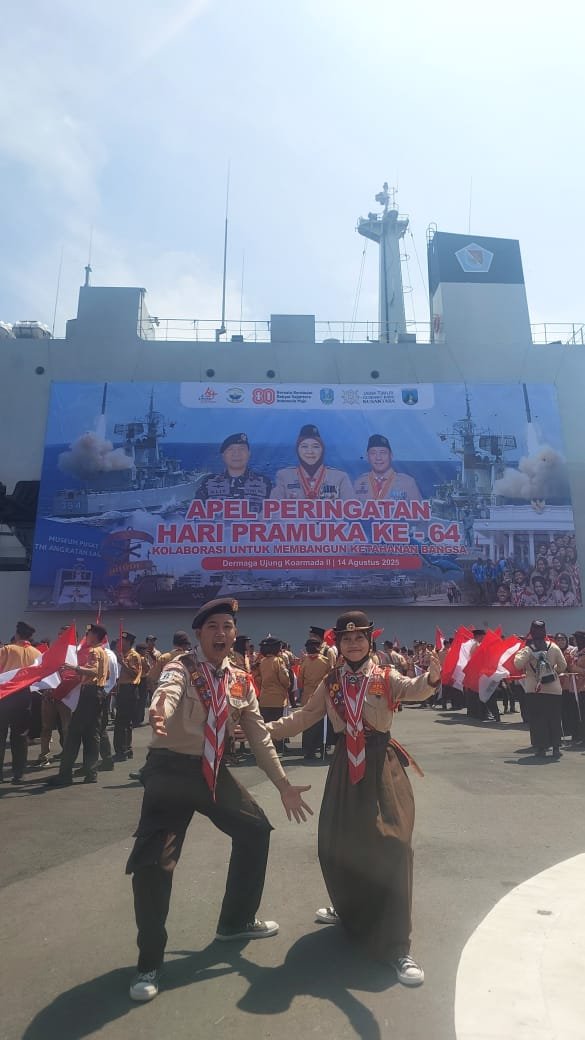 Dua Garuda Muda Gramadsada Raih Gelar Teladan Pramuka Penggalang