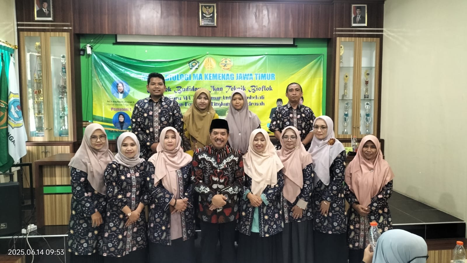 Guru Biologi MAN 3 Banyuwangi Ikuti Bimtek Budidaya Perikanan Teknik Bioflok di Lamongan