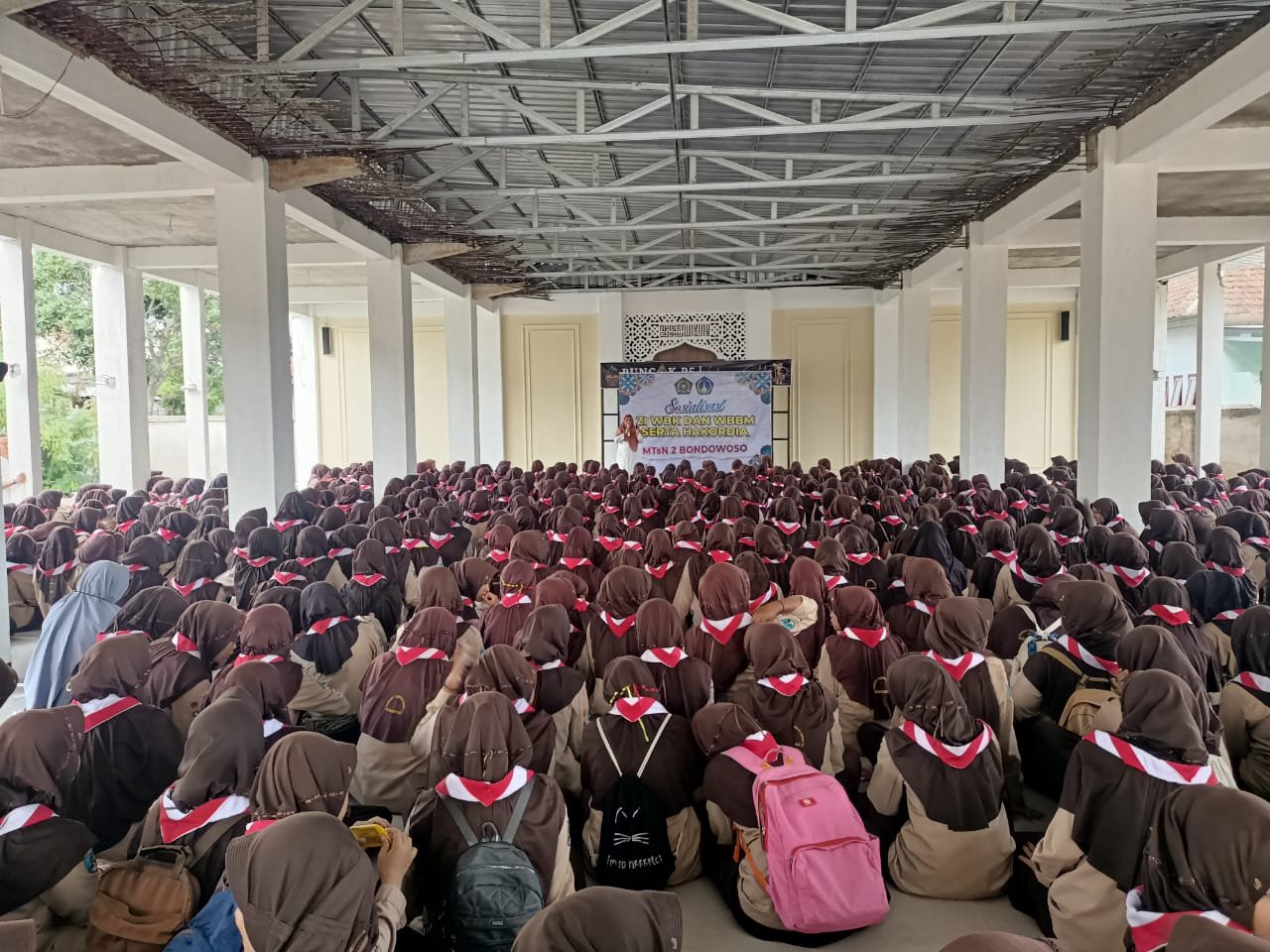 ​Jadi Pilot Project ZI  WBK dan WBBM Matsada Gelar Sosialisasi untuk Siswa Putri