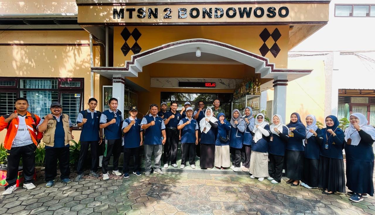 Jamu Tamu MTsN 7 Jember Matsada Terima Tanding Olah Raga Persahabatan