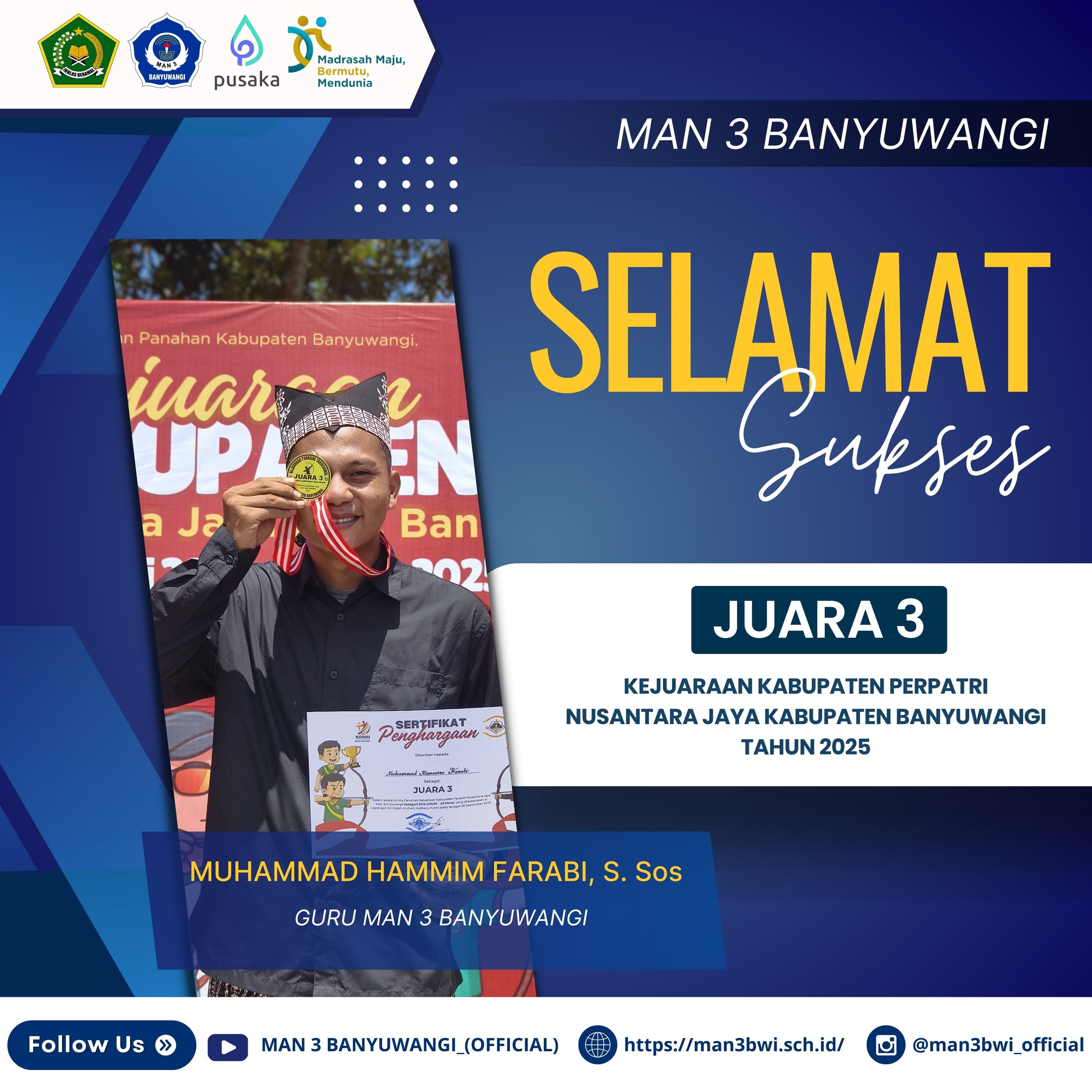 JUARA 3 KEJUARAAN KAB. PERPATRI