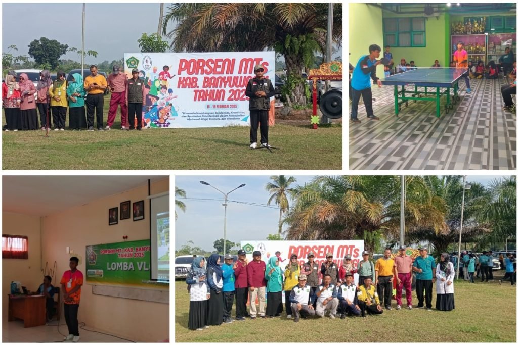 MTsN 8 Banyuwangi Berpartisipasi dalam Porseni MTs Tingkat Kabupaten