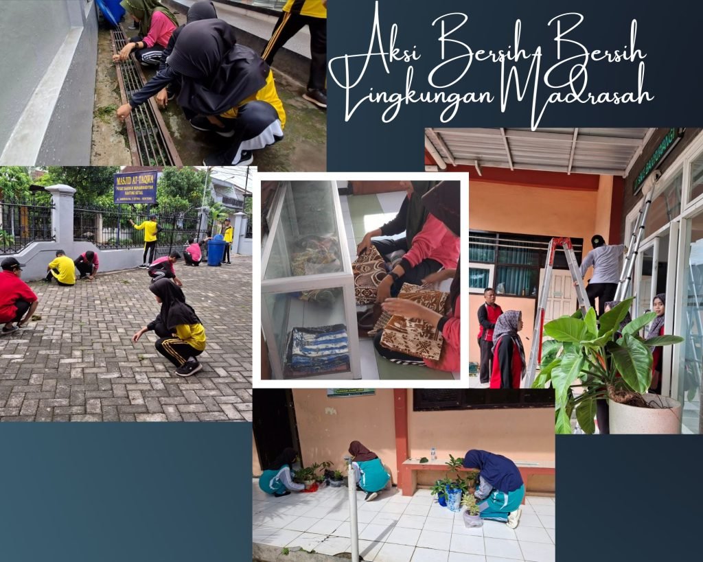 MTsN 8 Banyuwangi Gelar Aksi Bersih-Bersih Lingkungan Madrasah dan Tempat Ibadah