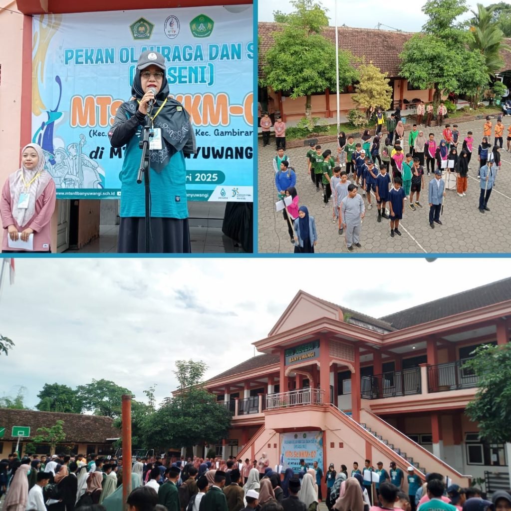 Pekan Olahraga dan Seni (PORSENI) MTs se KKM 07 di MTsN 8 Banyuwangi