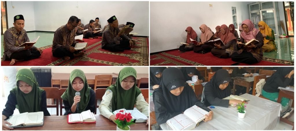 Pelaksanaan Khotmil Qur'an di MTsN 8 Banyuwangi dalam Rangka Hari Amal Bhakti Kementerian Agama RI Ke-79