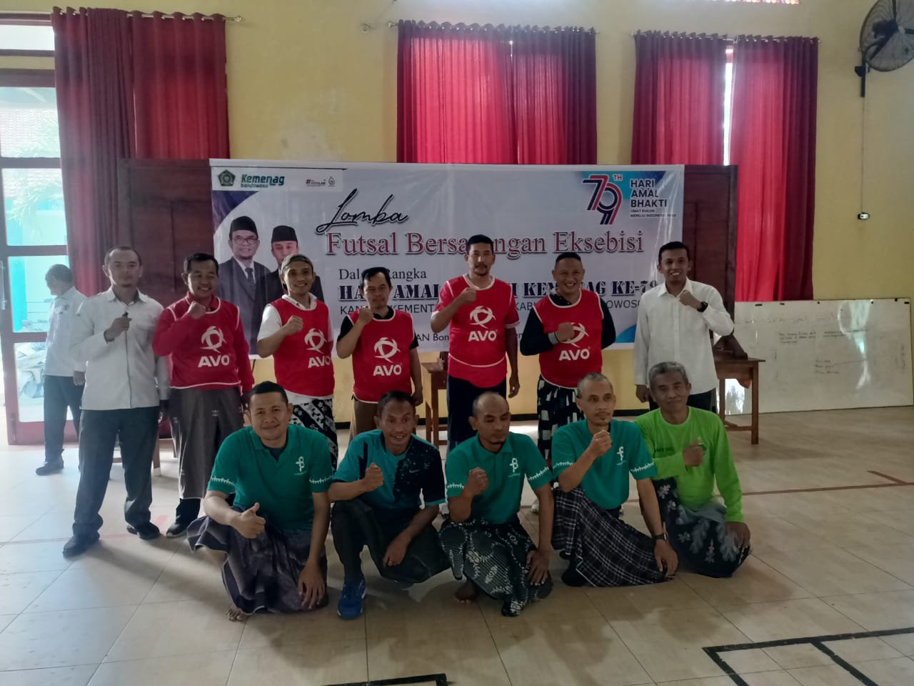 Pertandingan Eksibisi Futsal, Meriahkan Peringatan HAB Kemenag ke-79