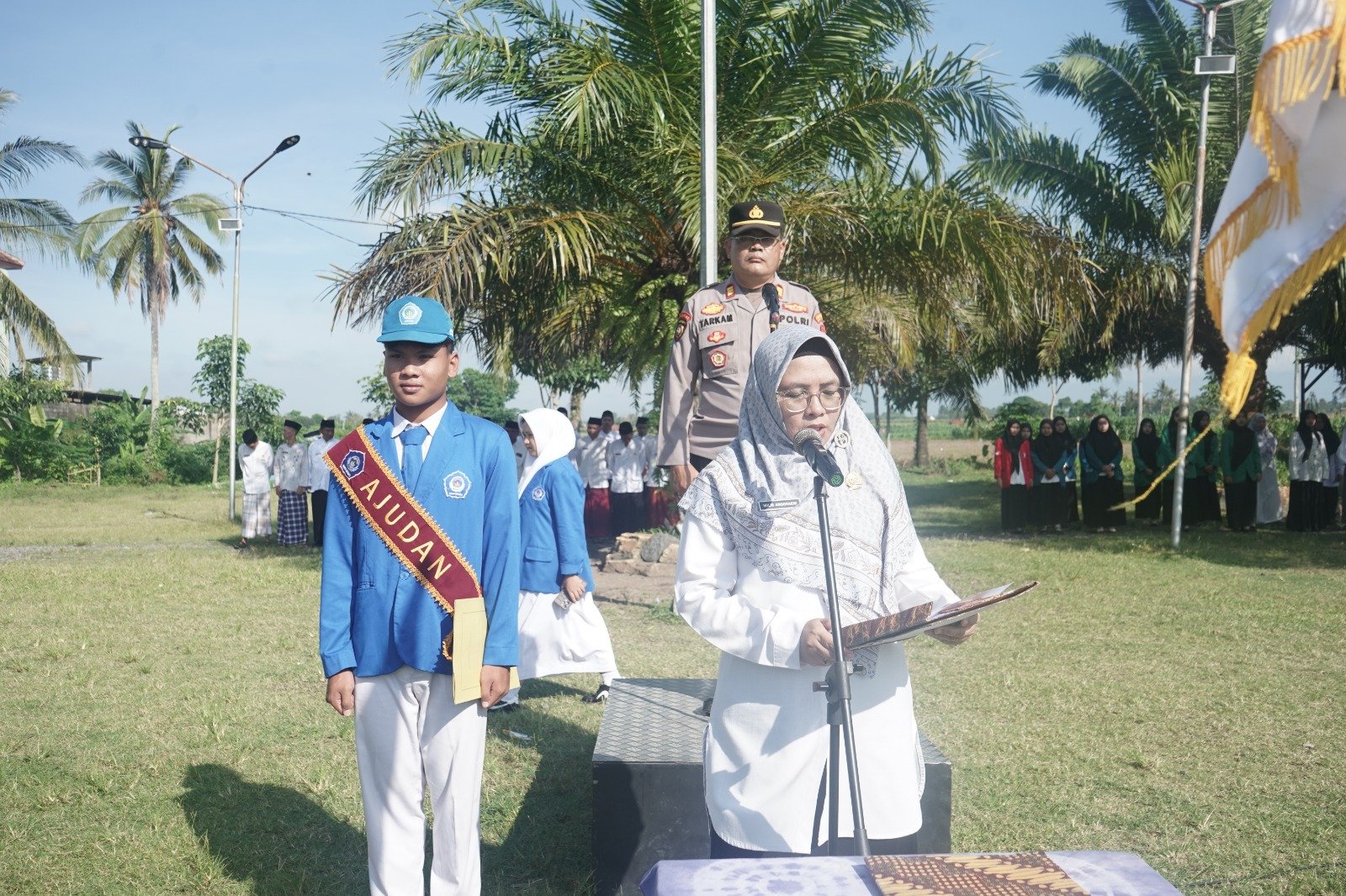 Peserta Didik MAN 3 Banyuwangi dikukuhkan sebagai Pelajar Duta Kamtibmas Polres Banyuwangi