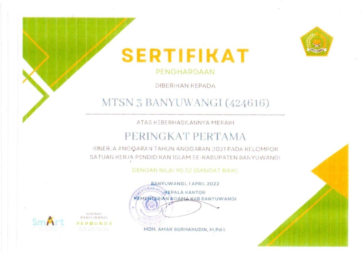 PIAGAM PENGHARGAAN KEPALA MADRASAH