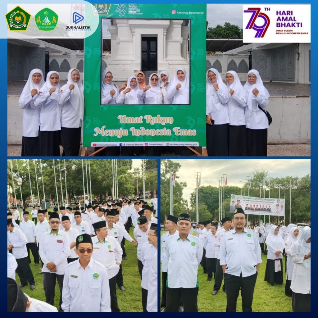 Upacara dalam Rangka HAB Kemenag ke-79 di Lapangan Blambangan Banyuwangi